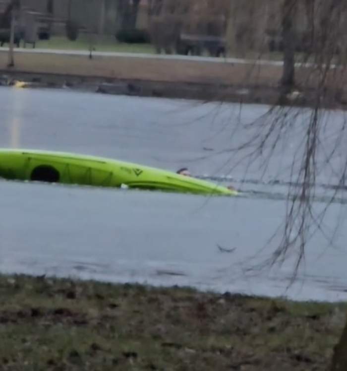 Scene șocante în parcul IOR din Capitală! Un bărbat care a sărit în lac pentru a salva un câine a fost lăsat 20 de minute în apă: "Ajungi să mori..."