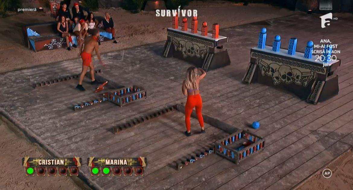 Marina Dina și Cristian Boureanu, la duel