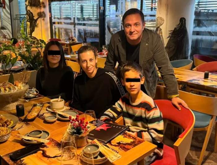 daniel buzgudan cu sotia lui si copiii