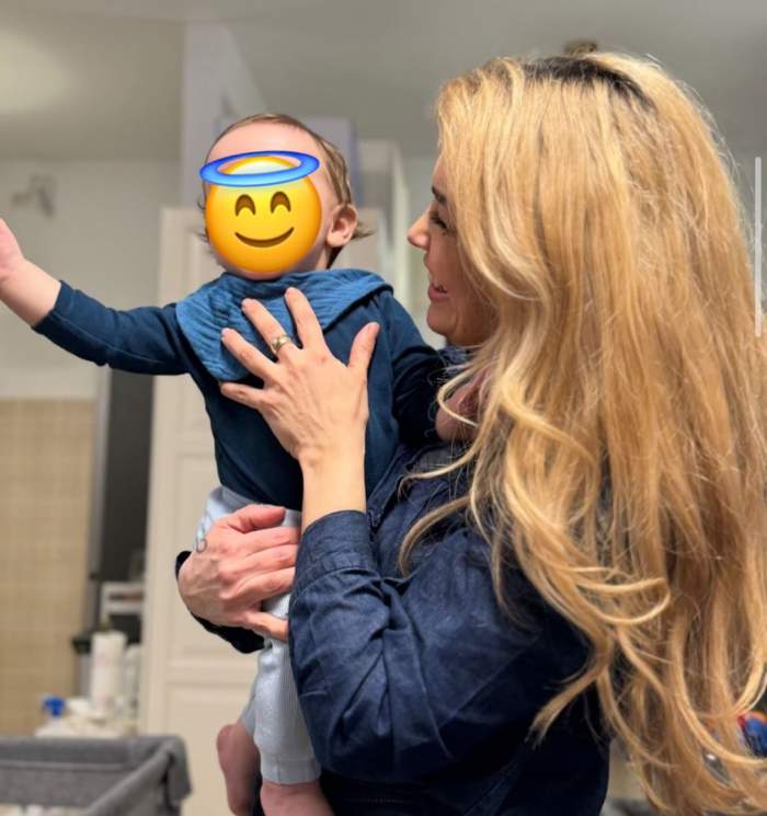 Monica Doroftei și nepotul ei