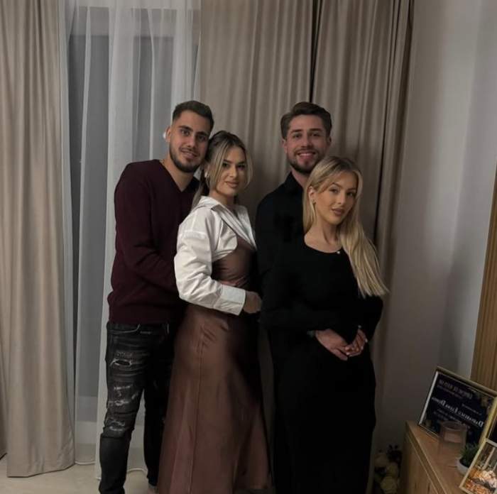 denisa, cristian, emily si liviu mireasa