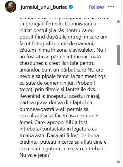 Mihai Bendeac reacționează după ce a fost acuzat că a hărțuit o tânără. Actorul e decis să ia măsuri legale