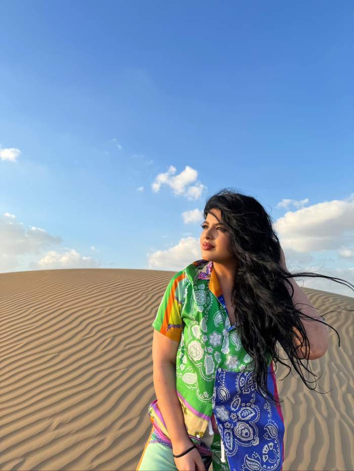 Ioana State in desert