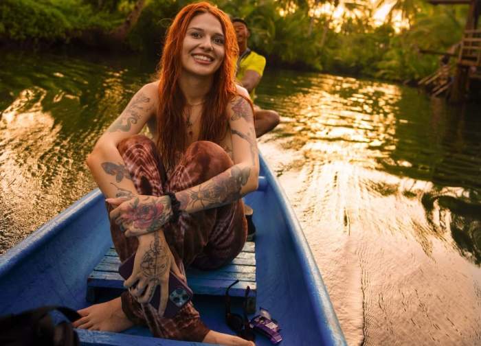 Marilu Dobrescu, pe barcă