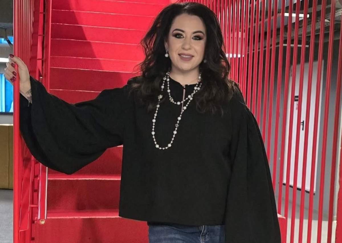 Oana Roman, îmbrăcată casual