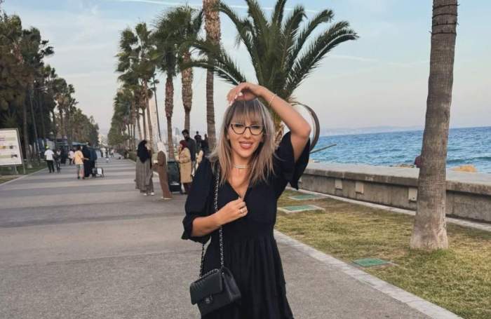 Dana Roba, în vacanță, în Cipru