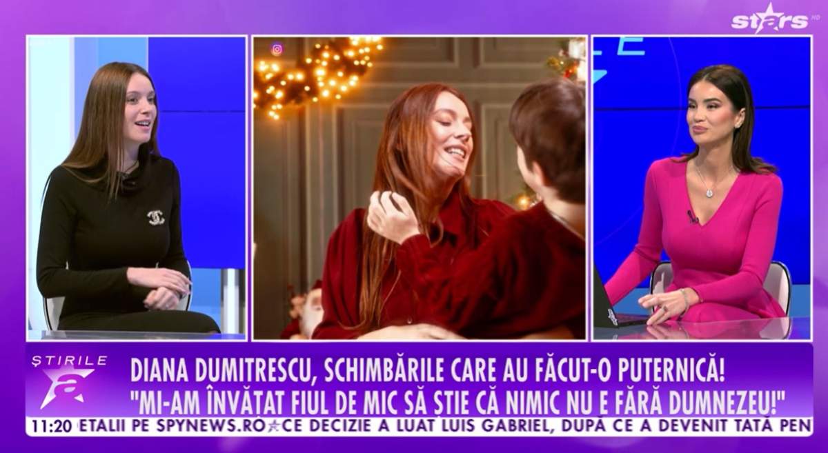 Diana Dumitrescu, mărturisiri despre viaţa de mamă, sâmbătă, la ”Infiltraţi în culise”