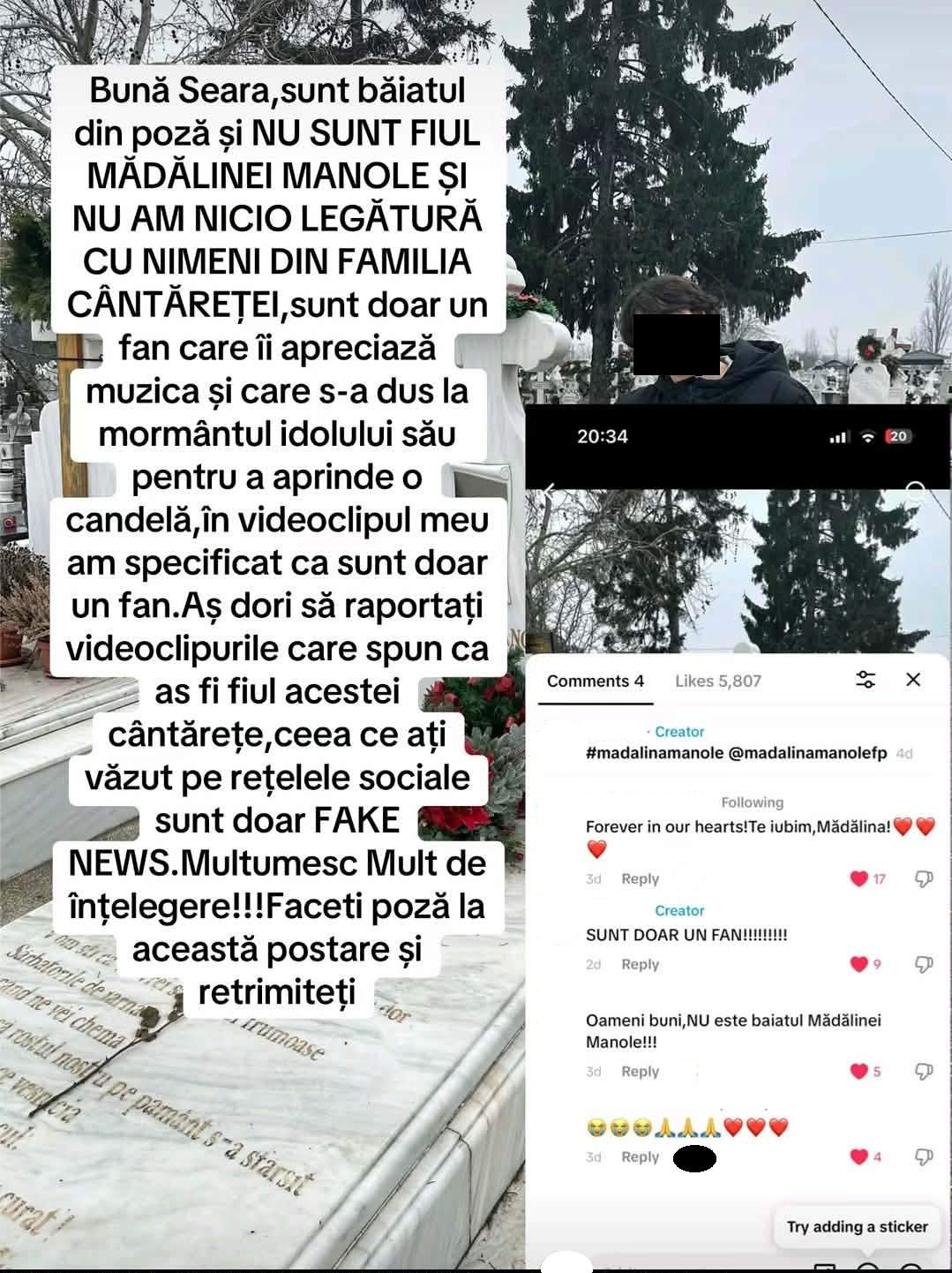 comentariile de pe TikTok