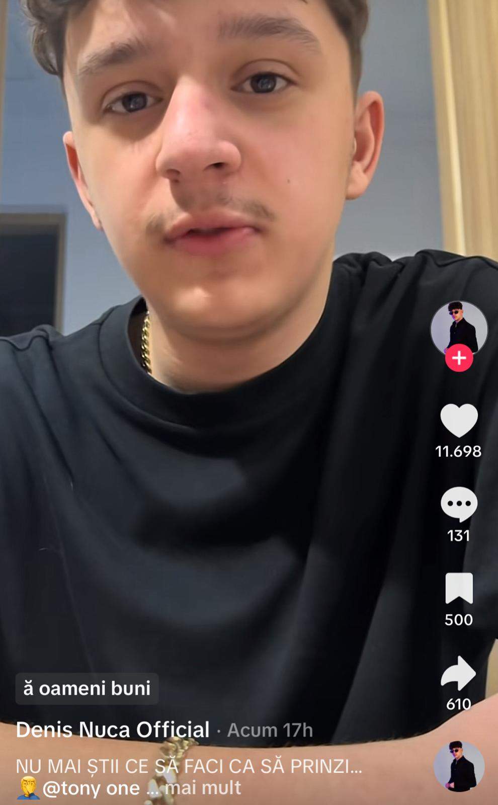 Denis Nucă, pe TikTok