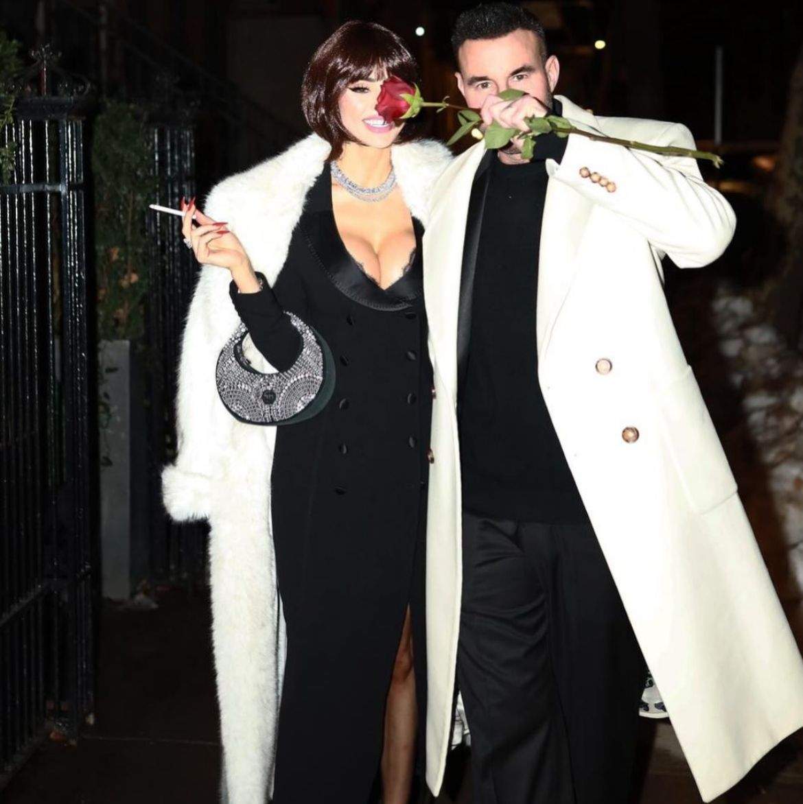 Andreea Sasu și Philipp Plein, eleganți