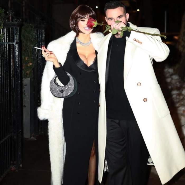 Andreea Sasu și Philipp Plein, eleganți