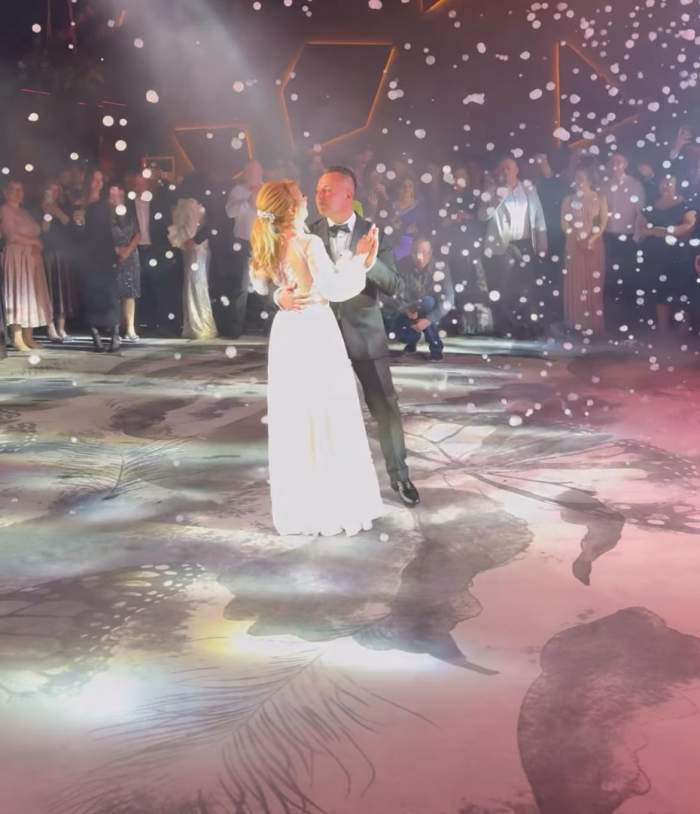 Florentin Petre și soția sa, dansul mirilor