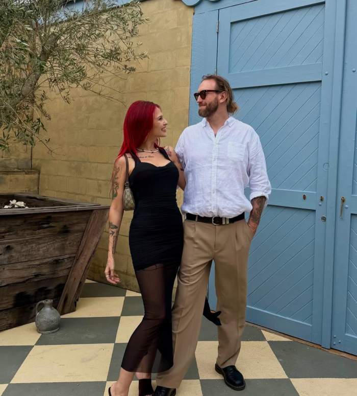 Marilu Dobrescu și Tom, la o nuntă