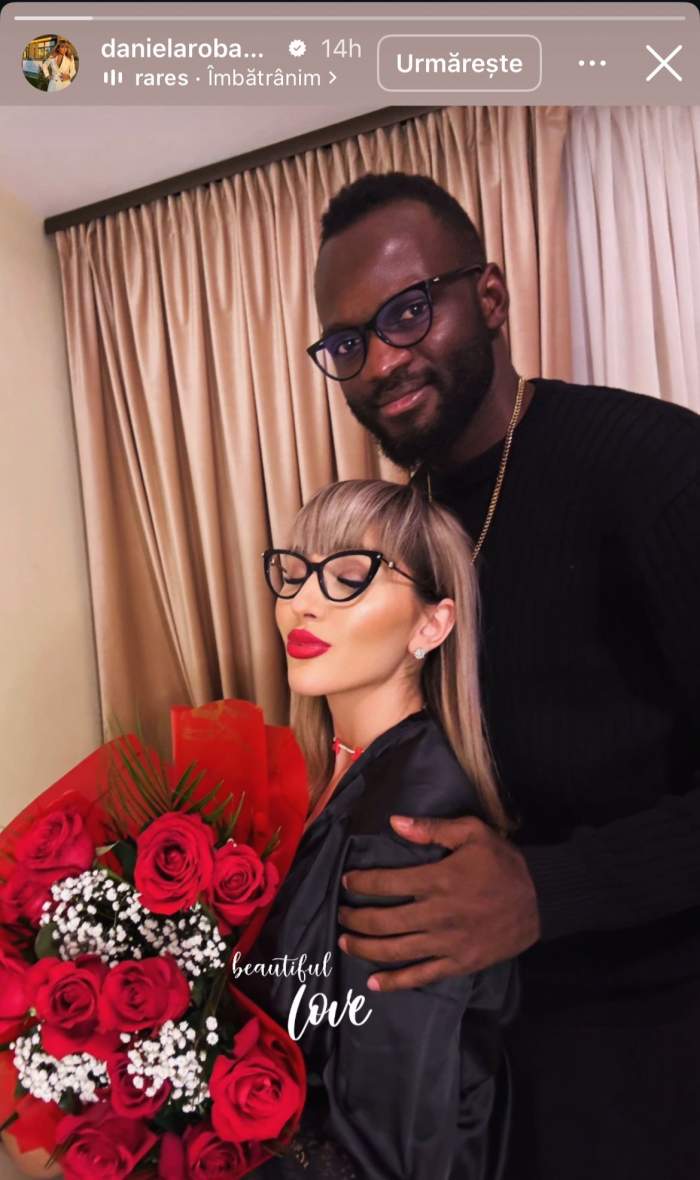 Dana Roba, alături de iubit, de V-day