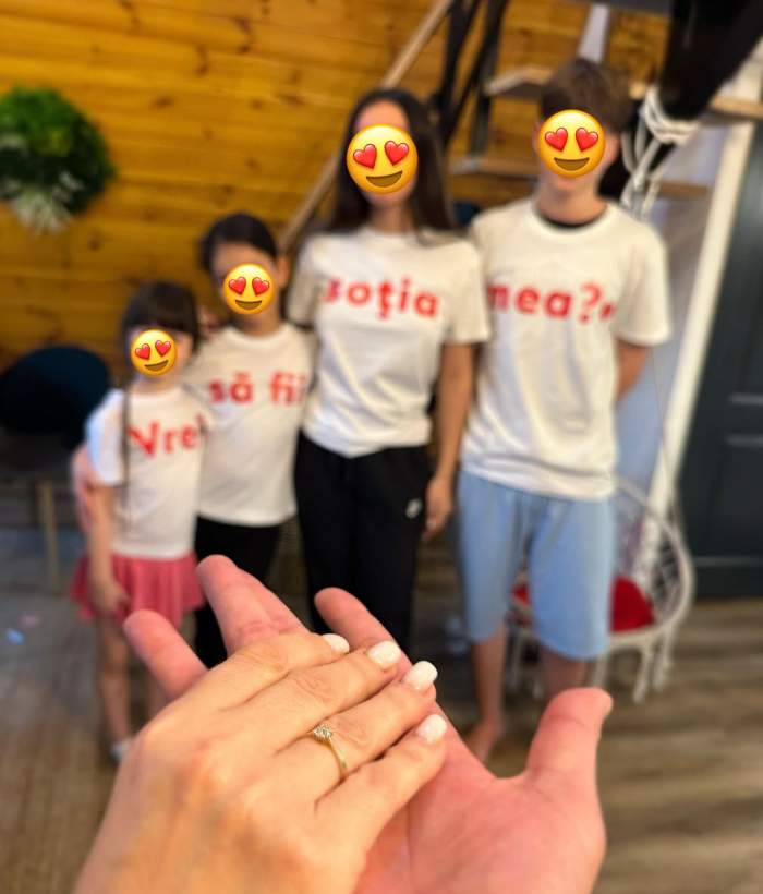 Copiii Deei Maxer și ai iubitului, complici la surpriza lui Constantin Cataramă