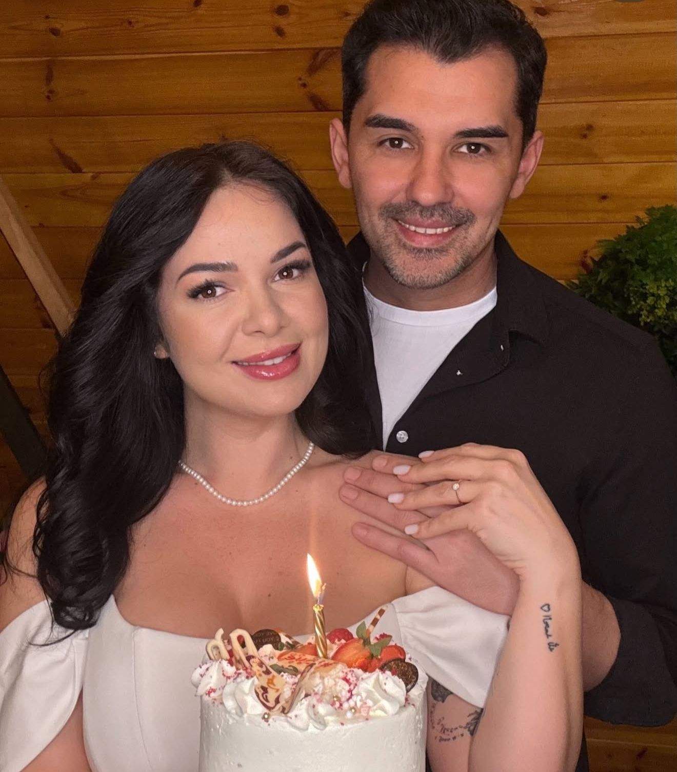 Deea Maxer și viitorul soț