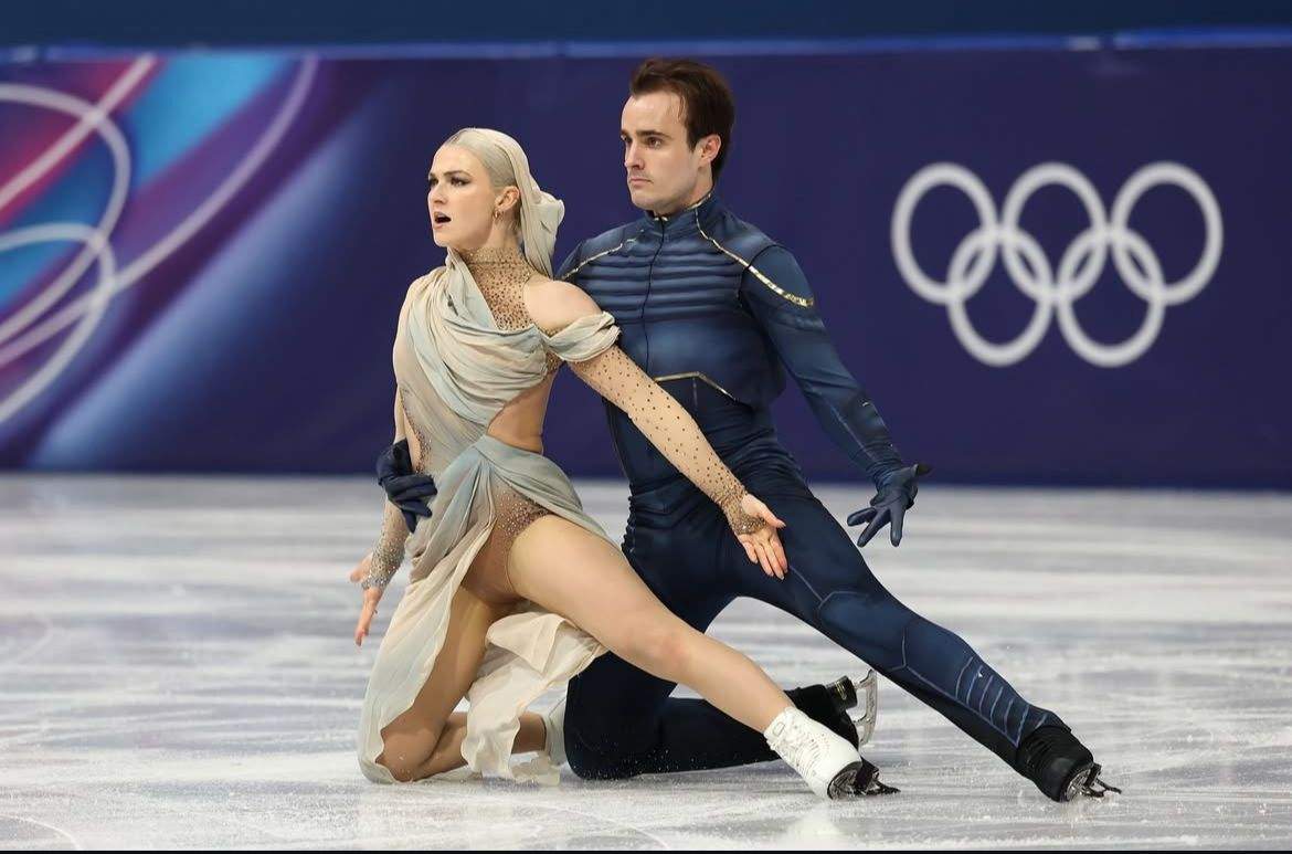 Olivia Smart și partenerul ei de dans