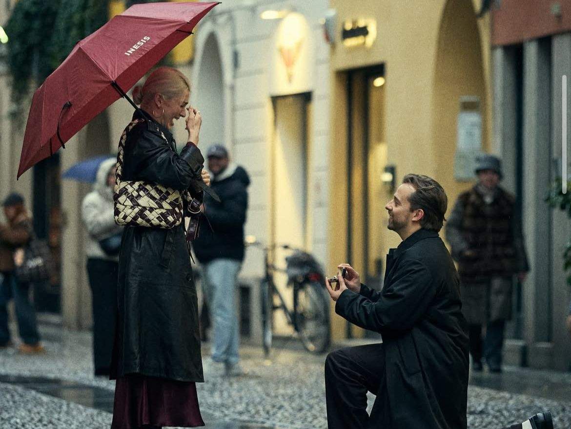 Olivia Smart și iubitul său, moment de neuitat