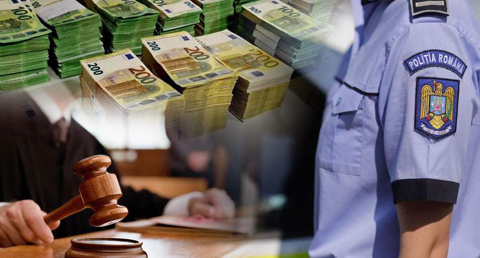 EXCLUSIV | Polițistul care a pierdut opt milioane de euro, la tribunal | Mai are un pas