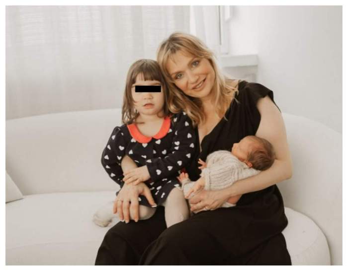 Cristina Cioran și copiii ei