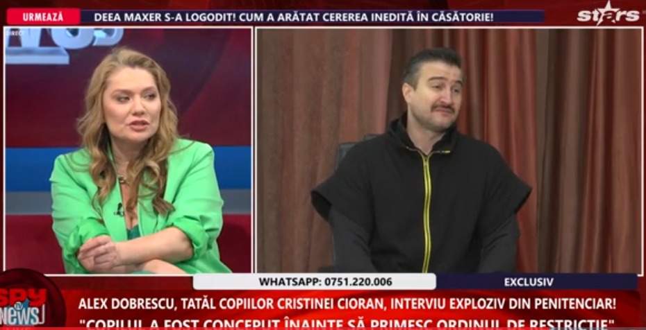 Alex Dobrescu și Cristina Cioran, la spynews tv