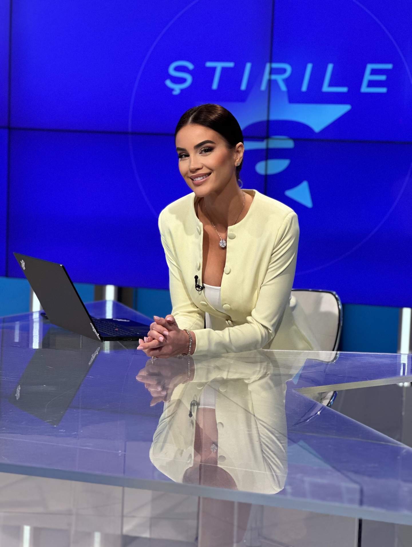 Geanina Ilieș la Știrile Antena Stars