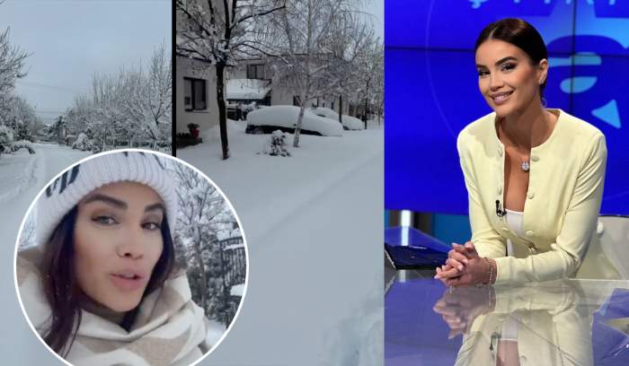Geanina Ilieș, blocată în nămeți! Ce mesaj a transmis frumoasa prezentatoare de la Știrile Antena Stars