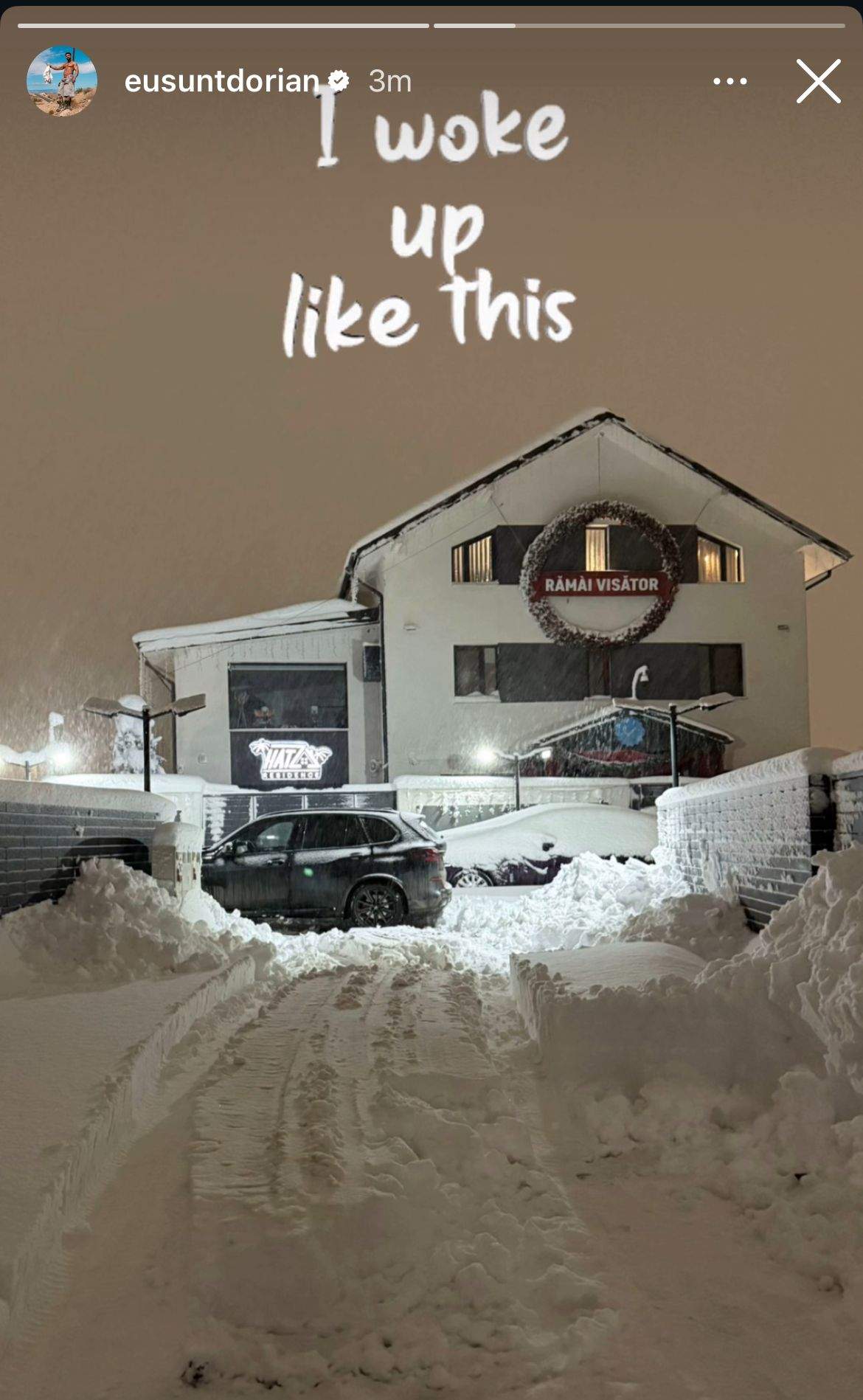 Imagine cu strada lui Dorian Popa