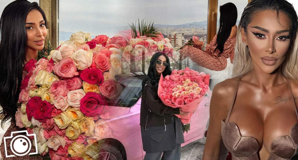 Cristina Pucean, prima reacție! Ce spune despre zvonurile cum că ar avea iubit! Declaraţii exclusive despre buchetul uriaş de trandafiri!