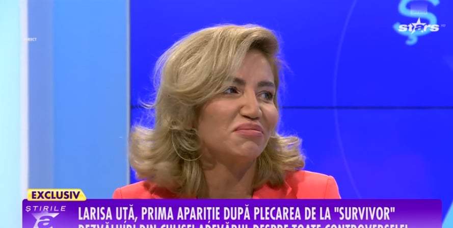 Larisa Uță, la Știrile Antena Stars