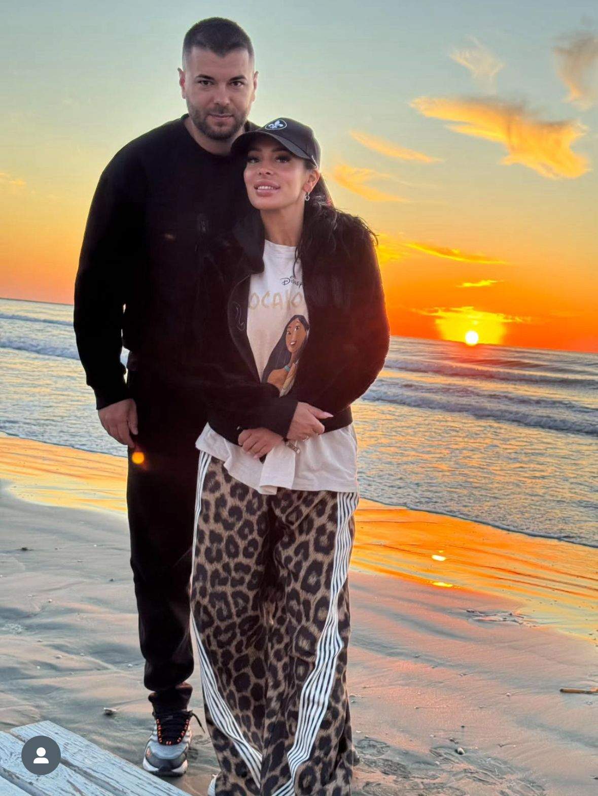 Cristian si Cocka Daminuta pe malul marii