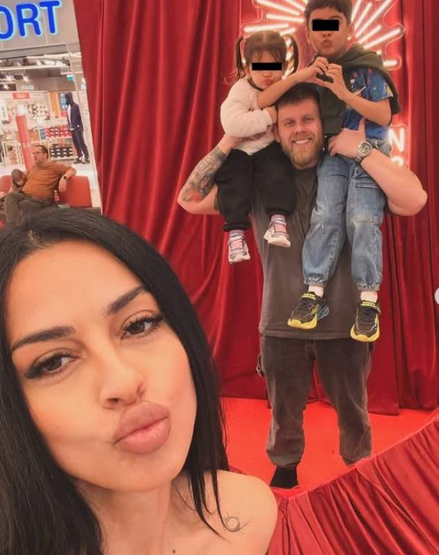 ema oprisan si razvan kovacs impreuna cu copiii