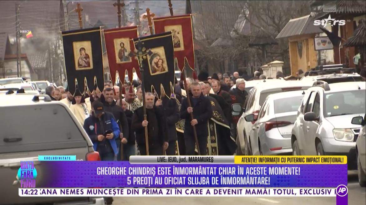 Înmormântarea lui Gheorghe Chindriș
