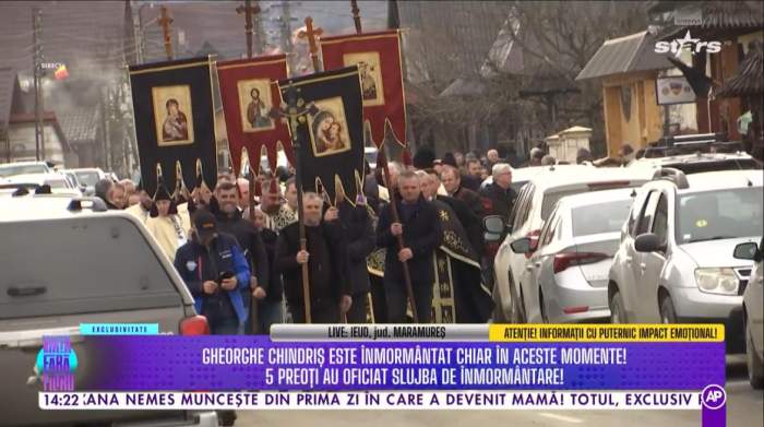 Înmormântarea lui Gheorghe Chindriș