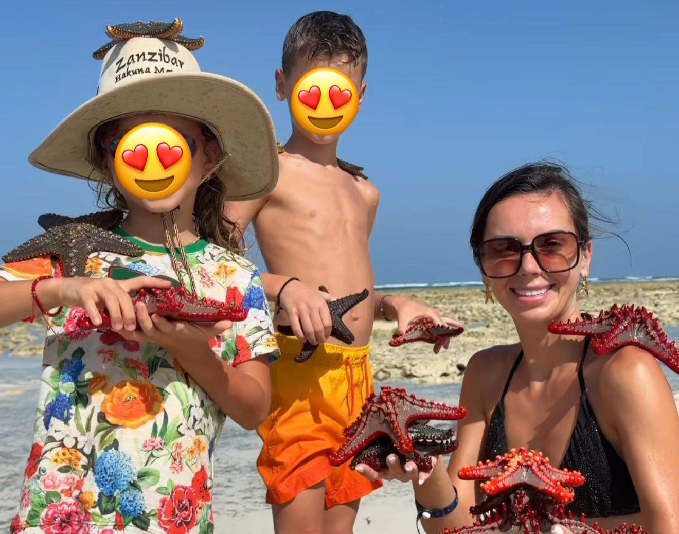 Georgiana Lobonț, alături de copiii ei