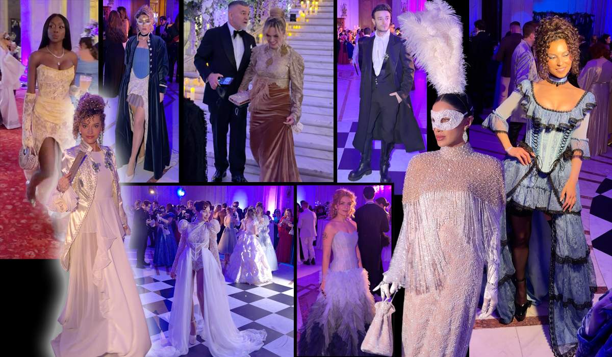 Cum s-au îmbrăcat vedetele la balul mascat al momentului. Ținute de excepție, ca la curțile regale