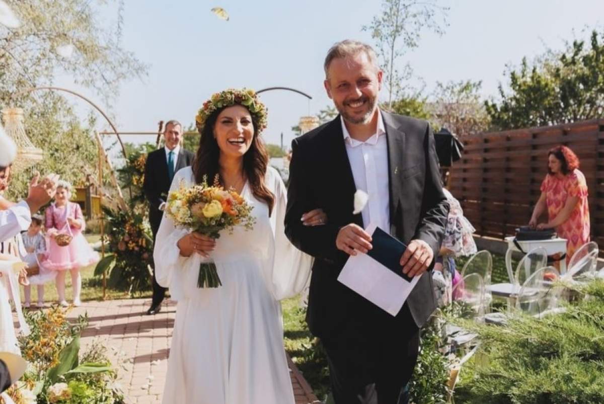 Ioana Ginghină, la nuntă
