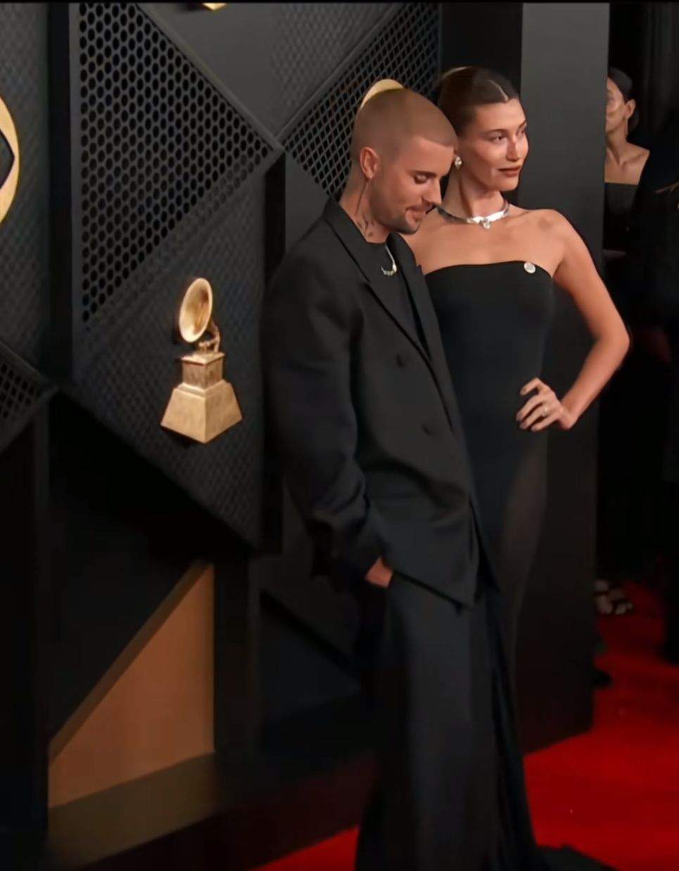 Hailey și Justin Bieber, la Premiile Grammy