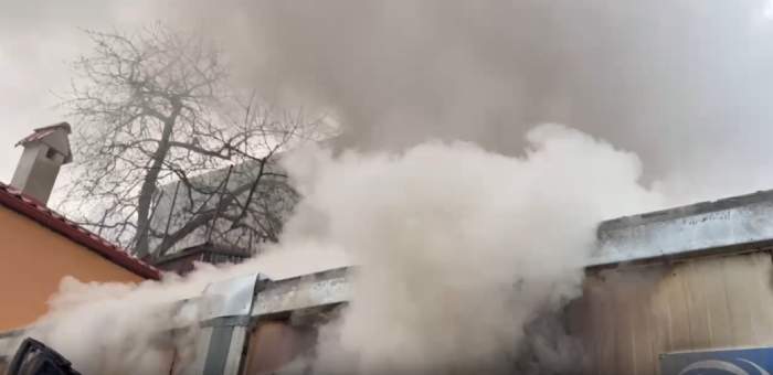 Imagini de la fața locului