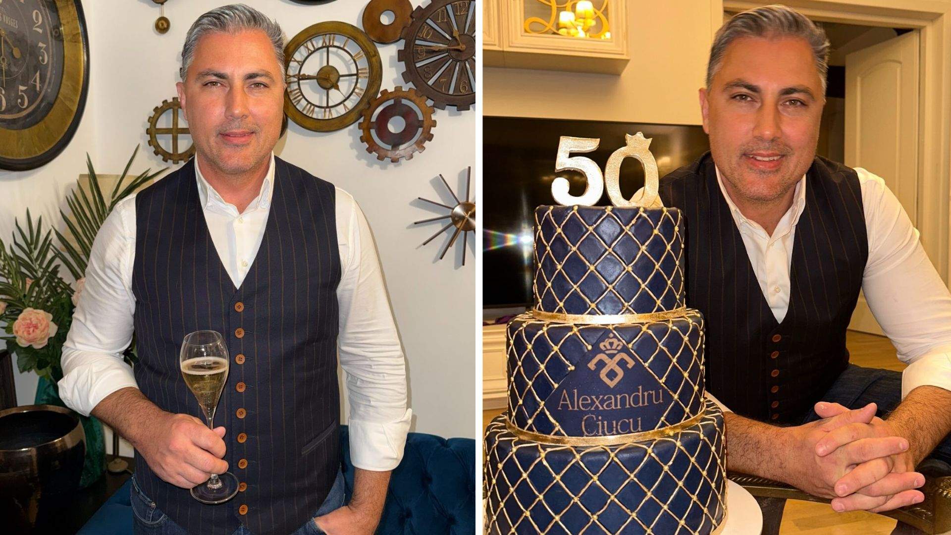 Colaj foto cu Alexandru Ciucu, de ziua lui de naștere