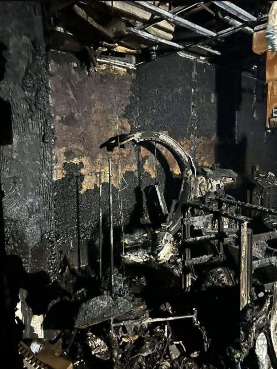 incendiu la un spital din Anglia