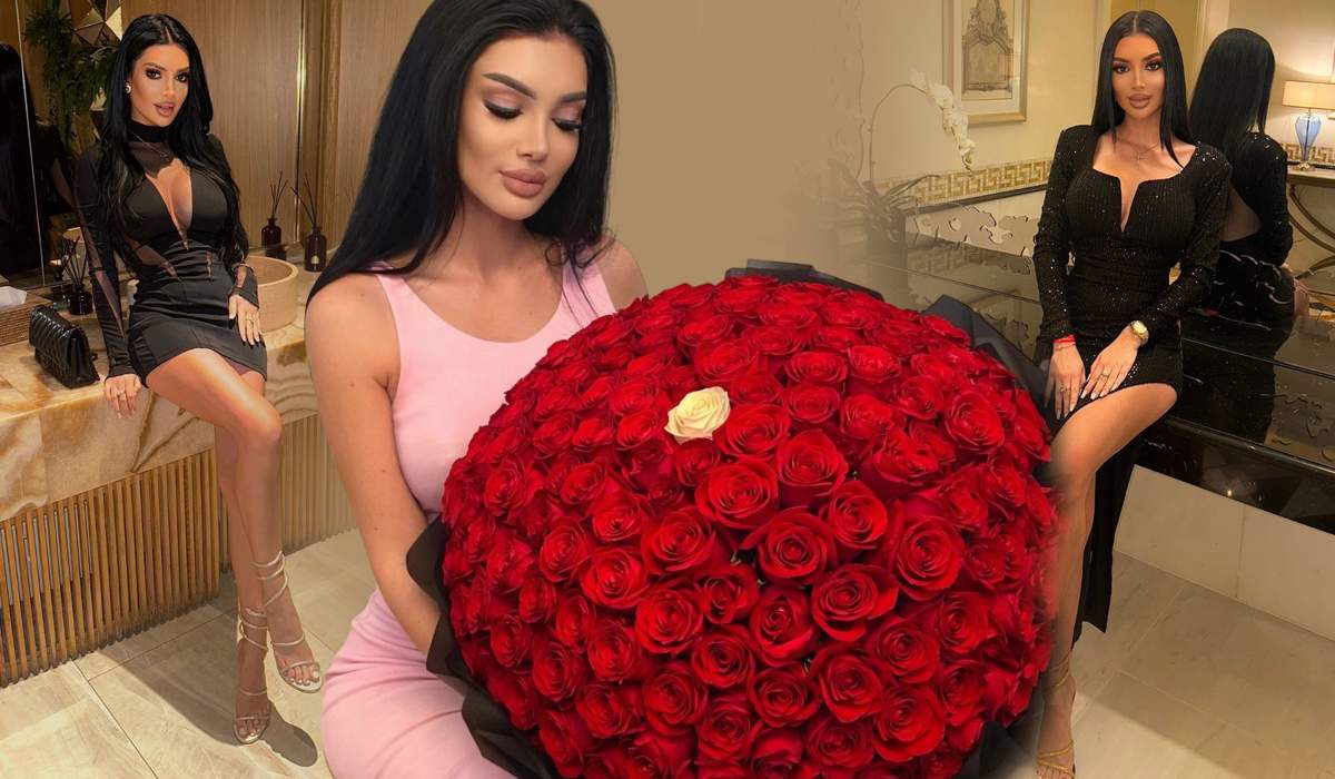 Mondenă de la noi, surprinsă cu buchete uriașe de flori. Declarații exclusive despre relație