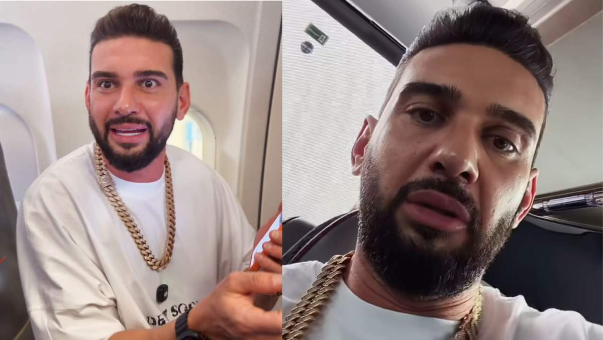 Colaj cu Dorian Popa, în avion și autobuz