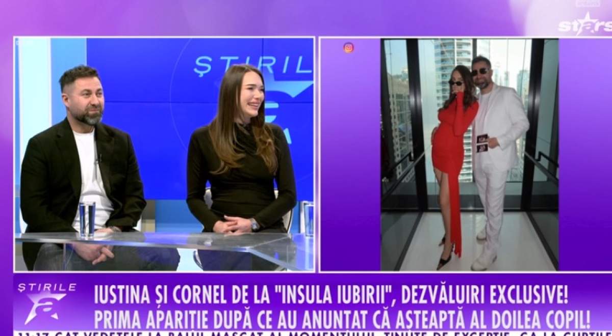 Iustina Loghin și Cornel Luchian, la Știrile Antena Stars