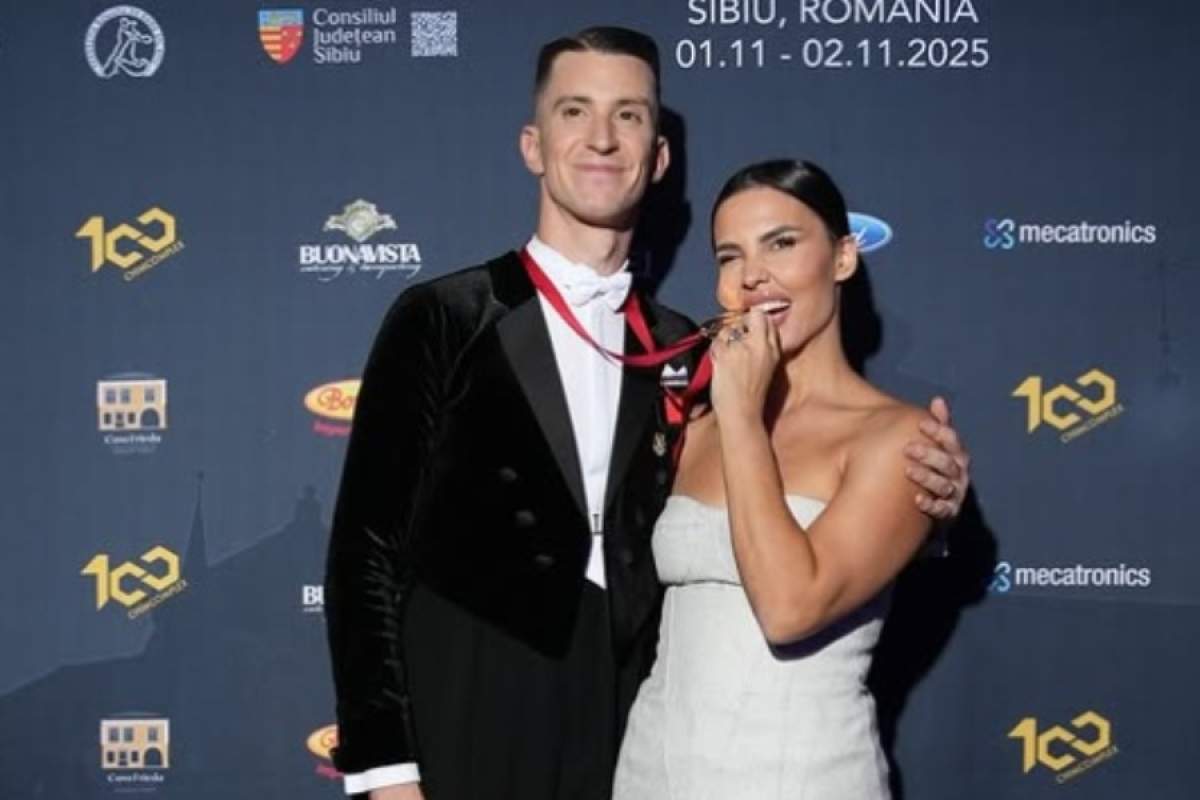 Andreea Popescu și soțul ei