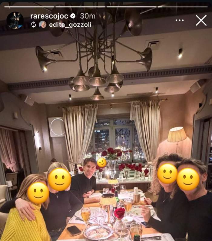 Rareș Cojoc, la masă