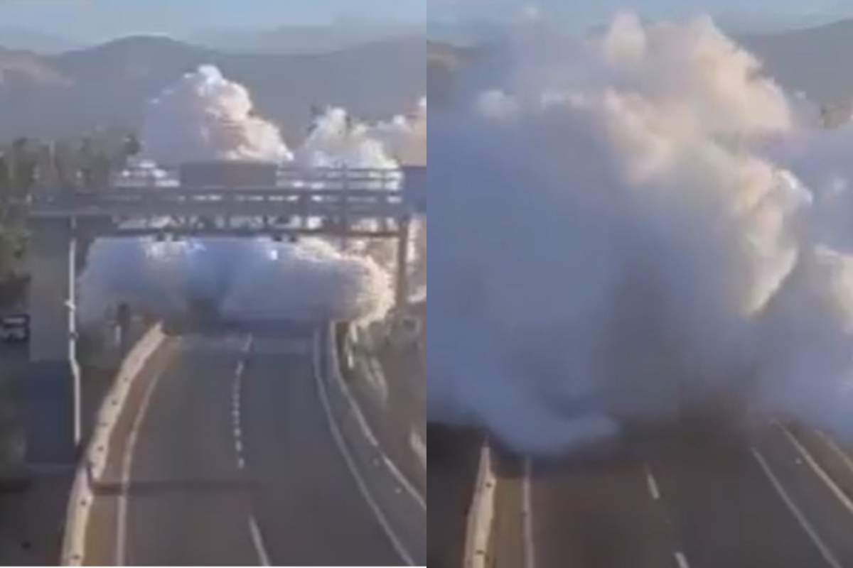 Un camion plin cu gaz lichefiat a explodat pe autostradă! Cel puţin patru persoane au murit și alte 17 au fost rănite