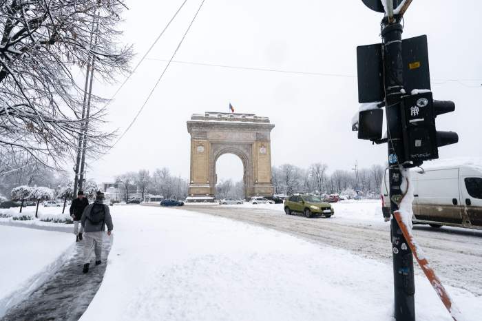 zăpadă București