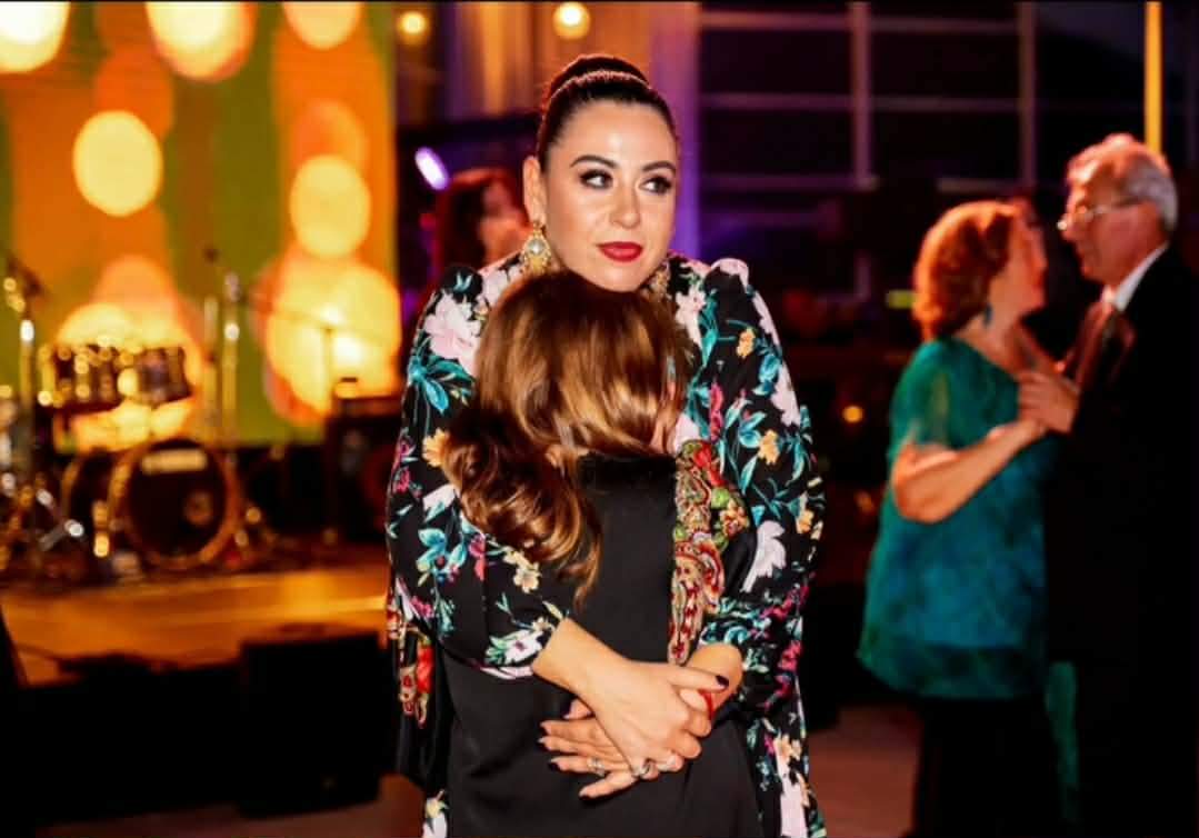 Oana Roman și fiica ei, Isabela