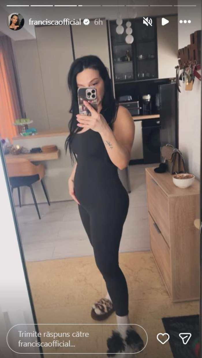 Cum arată burtica Franciscăi la două săptămâni de când a născut! Bruneta a dat jos deja aproape șapte kilograme